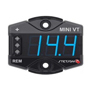 Mini Voltímetro Digital Stetsom Mede Tensão Bateria Evita Danos Ao Seu Som Automotivo Ou Caixa Bob em Oferta na Shopee