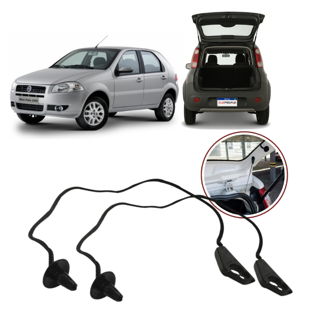 Cordão Tirante Bagagito Tampão Porta Malas Novo uno/Punto/Bravo/Stilo/Mobi/Palio em Oferta na Shopee