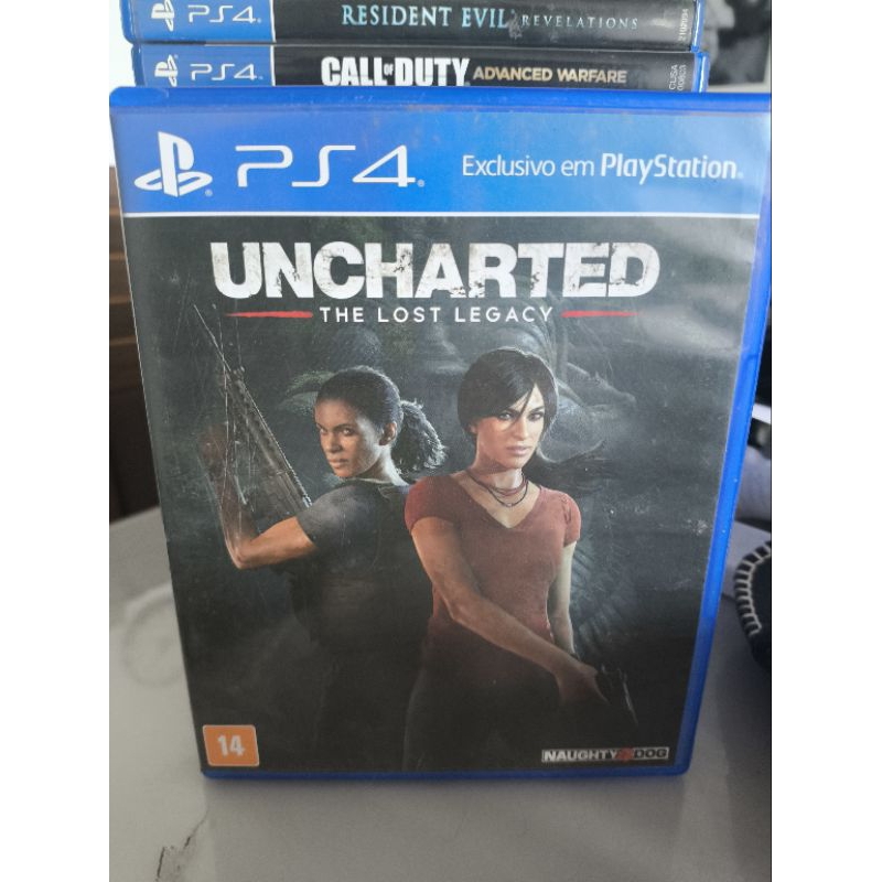 Jogo para ps4/PS5 Uncharted the Lost Legacy usado mídia física