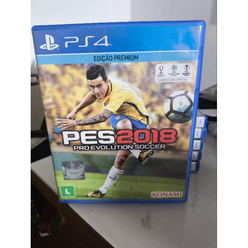 leia o anúncio por gentileza jogo para PS4/PS5 usado PES 2018 mídia física original