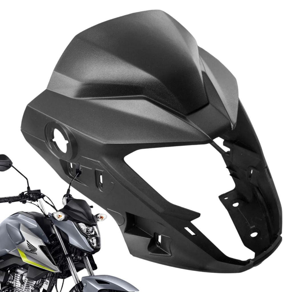 Carenagem Mascara Central Farol Titan 160 Fan 2025 Carcaça Moto