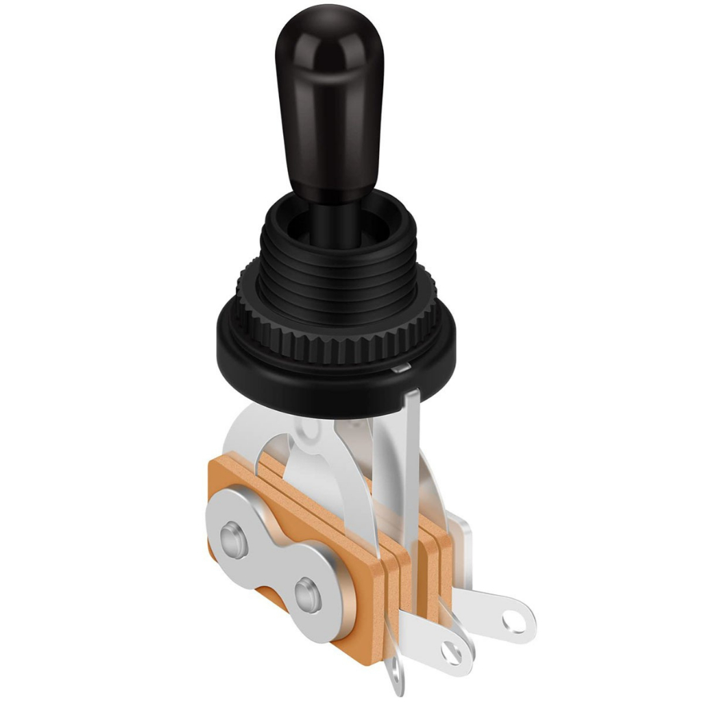 Chave Seletora Swicht Para Guitarra Les Paul SG 3 Posições - Knob de Alumínio