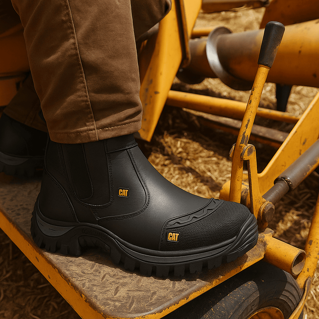 Botina Cat Cano Médio Conforto e Flexibilidade Trabalho Lazer Palmilha de p.u em Gel