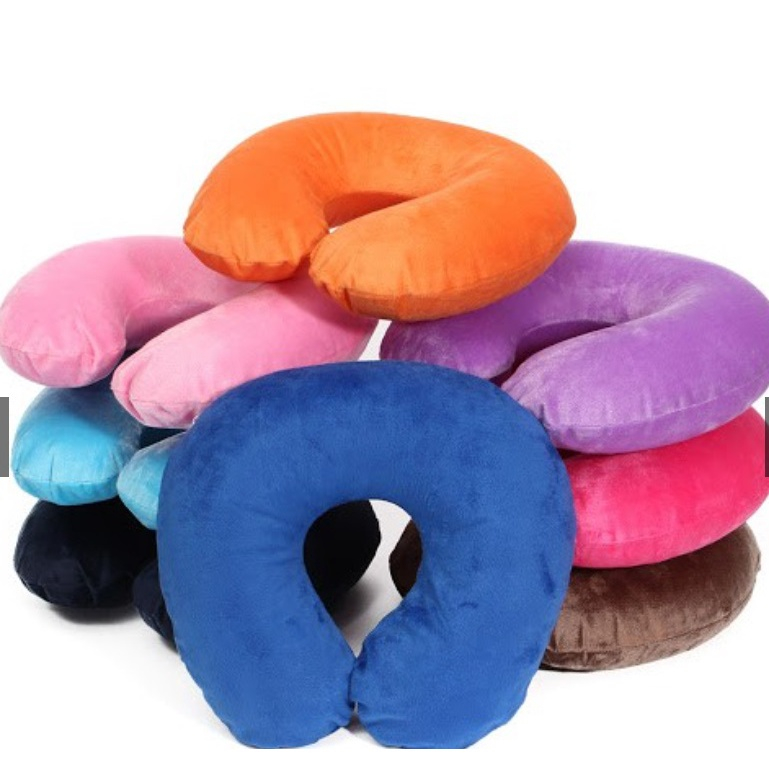 Almofada Pescoço P/ Viagem - Tecido Macio Antialérgico - travesseiro pescoço - almofada cervical em Oferta na Shopee