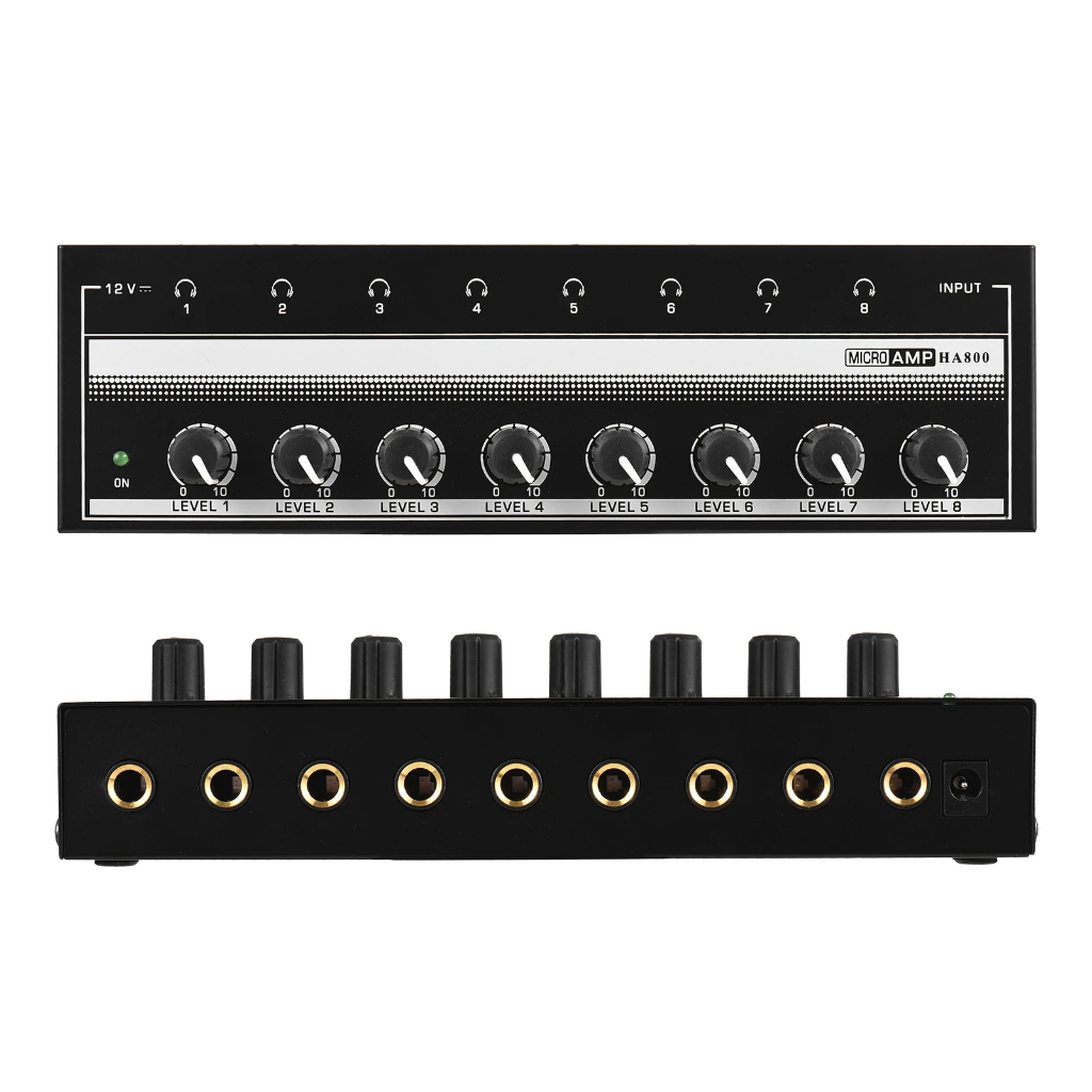 Ha400 4 Canais Mini Audio Amplificador Fone Ouvido ou Ha800 8 Canais - Profissional