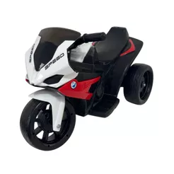 Triciclo Elétrico Infantil 6v Moto Rider Vermelho/Azul