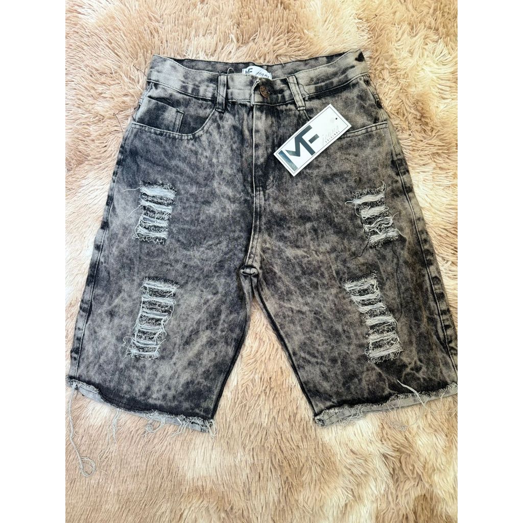 Short Cinza Rasgado: Onde Comprar | BuscaProdutos