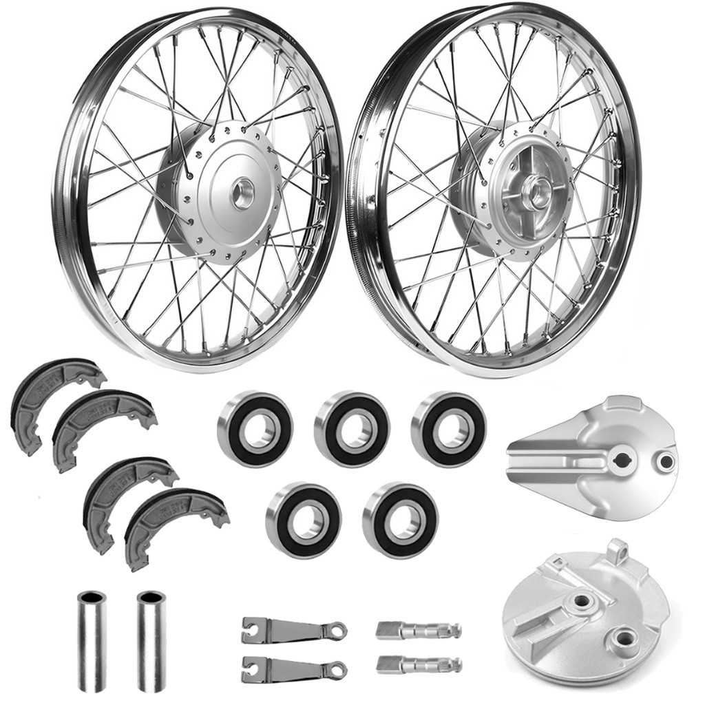 Par Aro Roda Raio 4mm ou Inox Cg Fan Titan 150 04/13 Espelhos / Rolamento