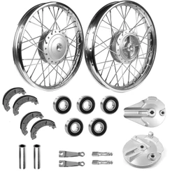 Par Aro Roda Raio 4mm Cromados ou Inox Cg Titan Fan 150 04/13 Espelhos/Rolamento/Lona/Espaçador