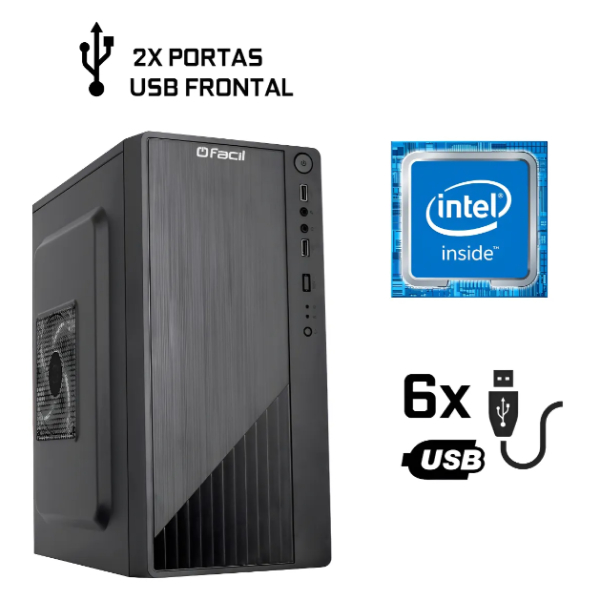 Cpu  Intel I3 6a Geração 16gb Ssd 120gb 8 Gb