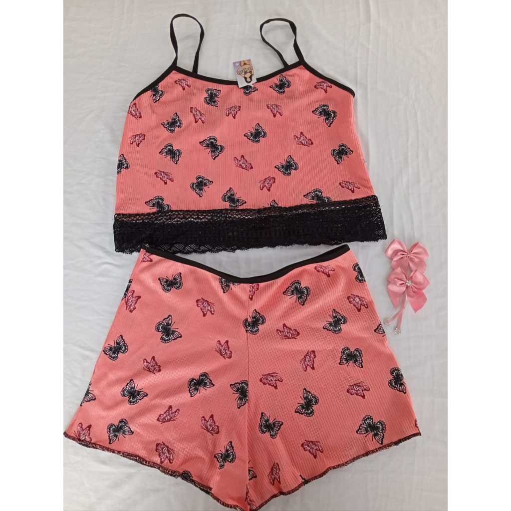 Kit com 2 Baby Doll Pijama juvenil