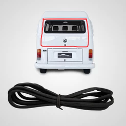Borracha Tampa Porta Malas Traseira Kombi Moderna 1998/2014