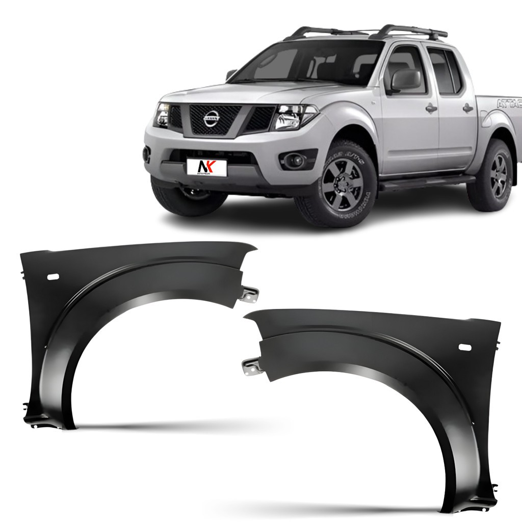 Paralama Dianteiro Frontier 4X4 2008 A 2016 Com Furo Direito