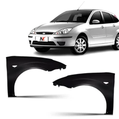 Paralama Dianteiro Focus 98 99 00 A 2008 Com Furo Direito
