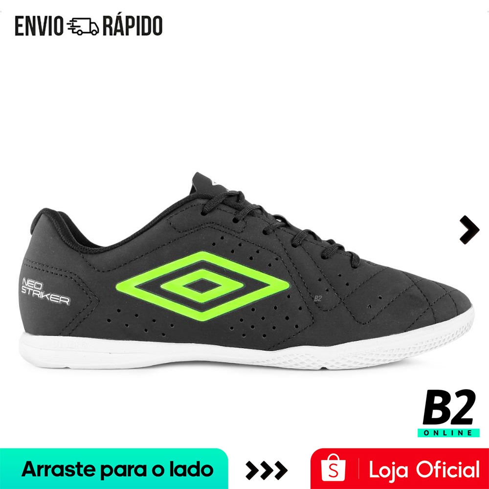 Chuteira Futsal Umbro Neo Striker Masculina Futebol de Salão Original Com Nota Fiscal e Garantia em Oferta na Shopee