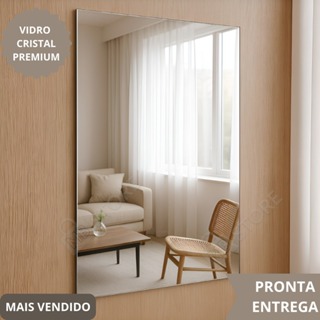 Espelho para Banheiro Retangular 60X40cm ou 70X40cm Vidro 4mm  Ladipado Decorativo em Oferta na Shopee