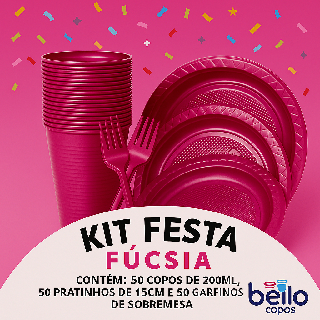 Kit Festa Descartável Perolado Com 50 Copos 200ml, 50 Pratinhos 15cm e 50 Garfinhos Sobremesa em Oferta na Shopee
