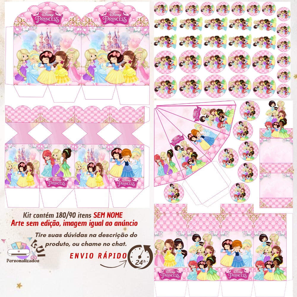 Lembrancinhas as Princesas: Onde Comprar | BuscaProdutos