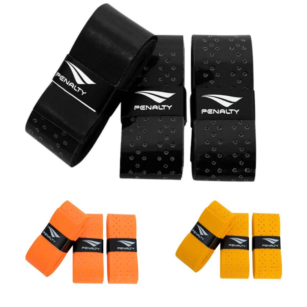 KIT OVERGRIP 3UN BEACH TENNIS, TÊNIS, PADEL PENALTY