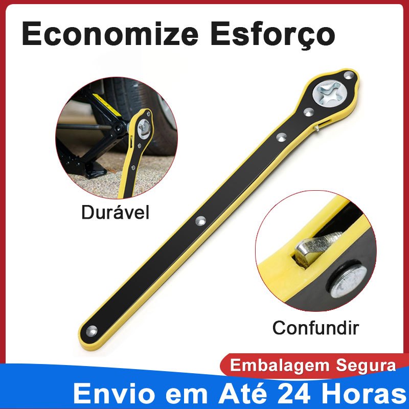 Chave Catraca Para Macaco Sanfona De Carro Jack Portátil Universal Resistente em Oferta na Shopee