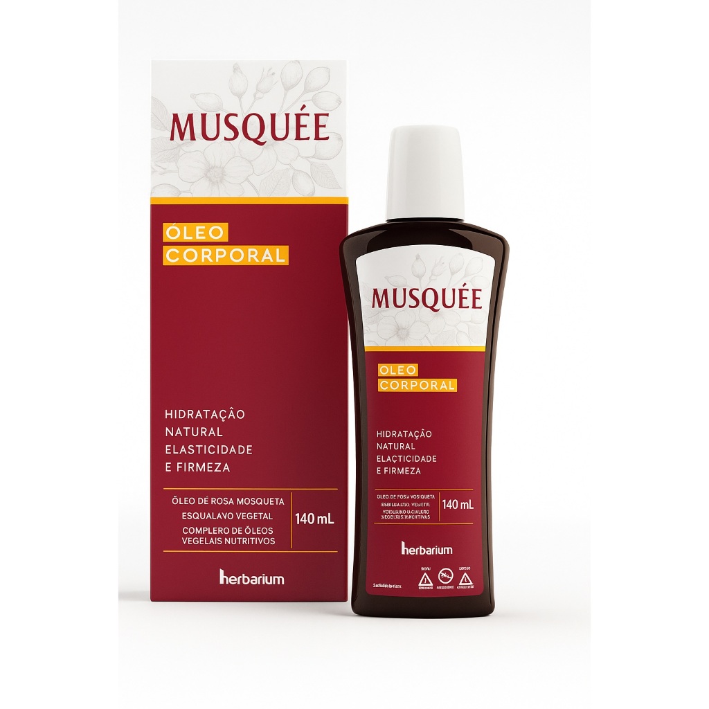 Óleo Corporal de Rosa Mosqueta MUSQUÉE 140ml Herbarium