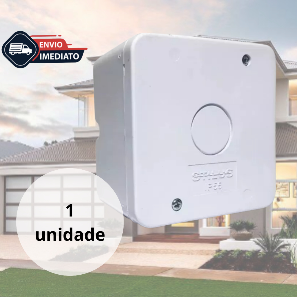 Caixa Plastica Organizadora p/ Camera Cftv C/ Parafuso e Vedação Stilus em Oferta na Shopee