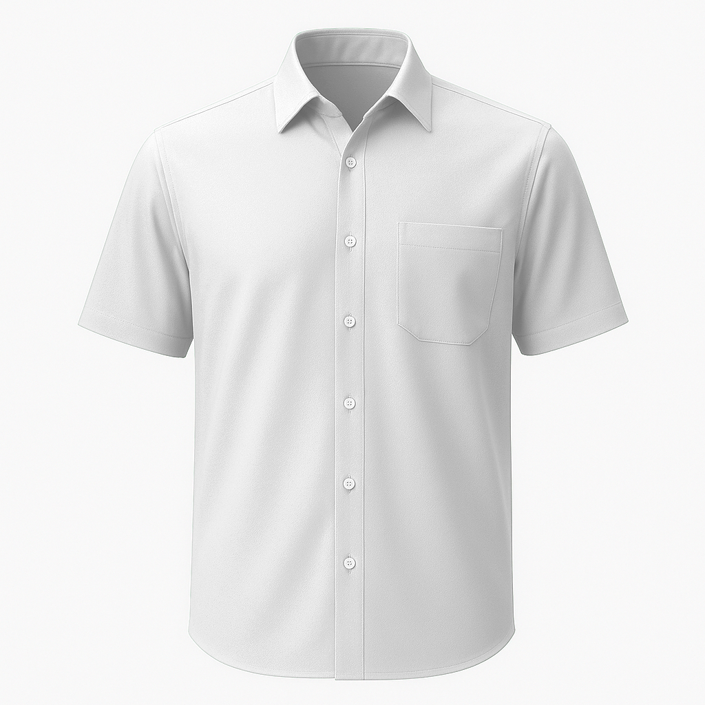 Camisa Social Masculina Plus Size Manga Curta Blusa Masculina Social Extra Grande Com Bolso Camiseta Social em Oferta na Shopee