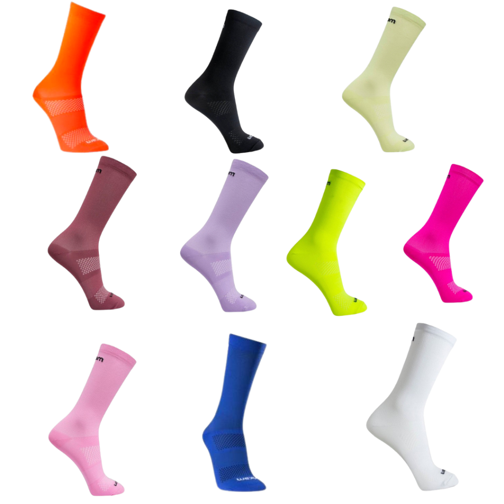 Meia Poliamida COLORS RIKAM Corrida Ciclismo Academia