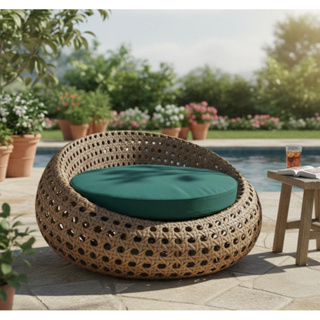 1 capa elastico assento redondo tecido acquablock chaise redonda com elastico tecido impermeavel a prova d'agua em Oferta na Shopee