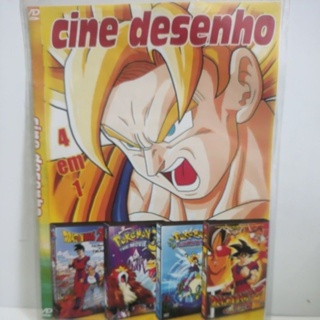 dvd cine desenhos 4x1 em Oferta na Shopee