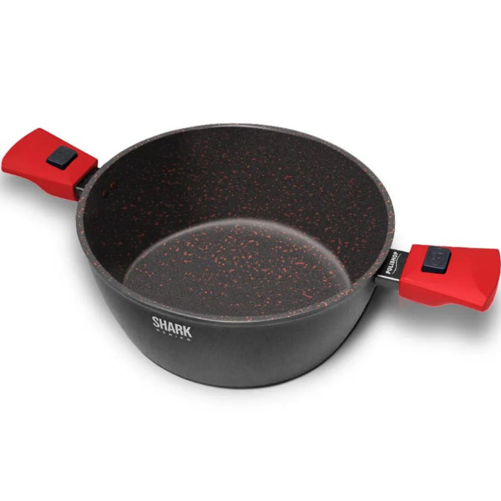 Panela Polishop Ichef Ultra Family Size 24cm Vermelha