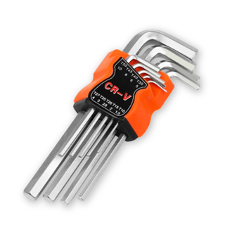 Kit Chave Allen 9 Peças Aço CrV Cabeça Plana Hexagonal em Oferta na Shopee