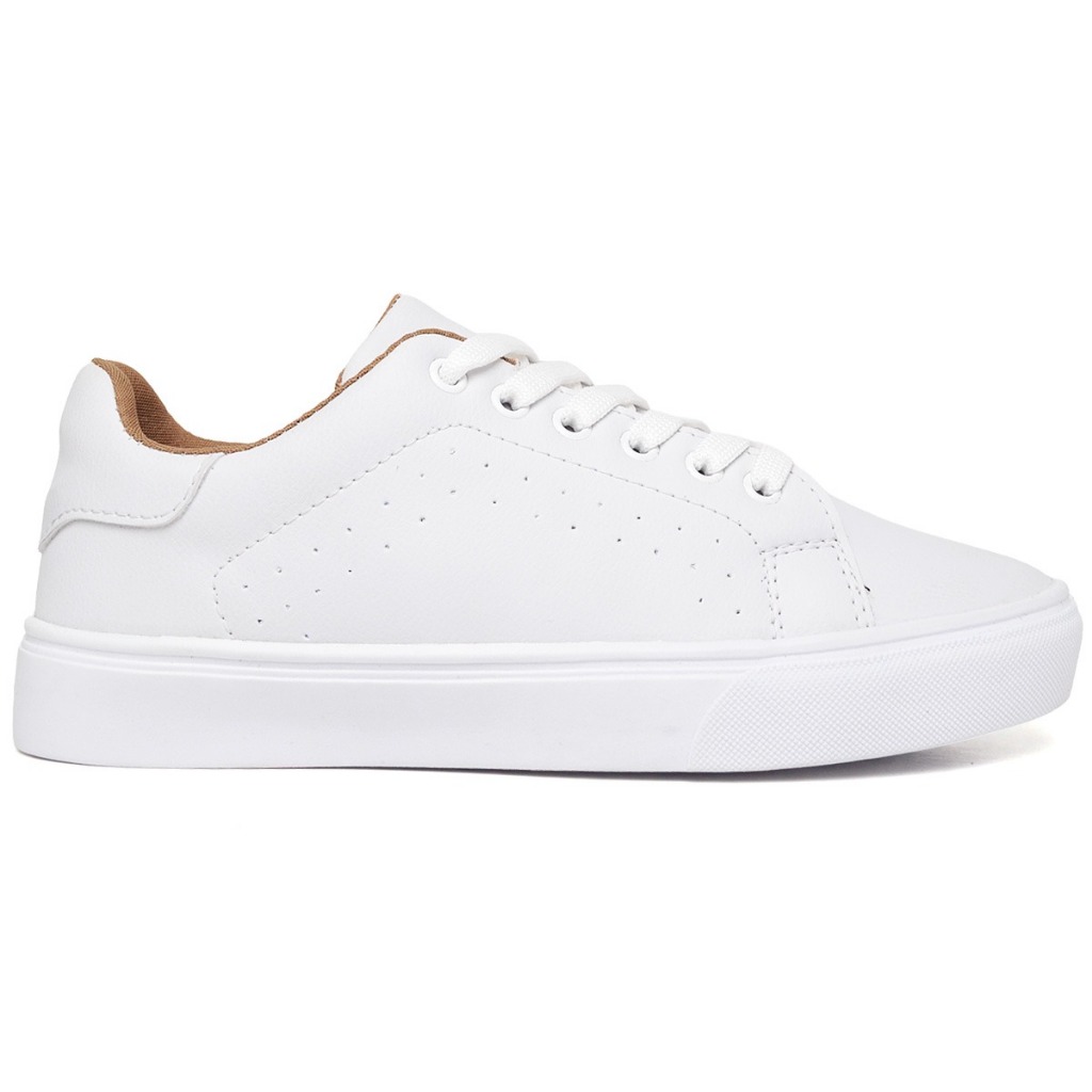 Tênis Branco Feminino Casual Leve Perfeito para o Dia a Dia