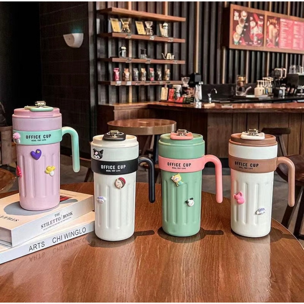 🌟 XÍCARA/GARRAFA COM ALÇA TÉRMICA MODERNA INTELIGENTE PARA CAFÉ & CHÁ –  ELEGÂNCIA & TECNOLOGIA 🌟 em Oferta na Shopee