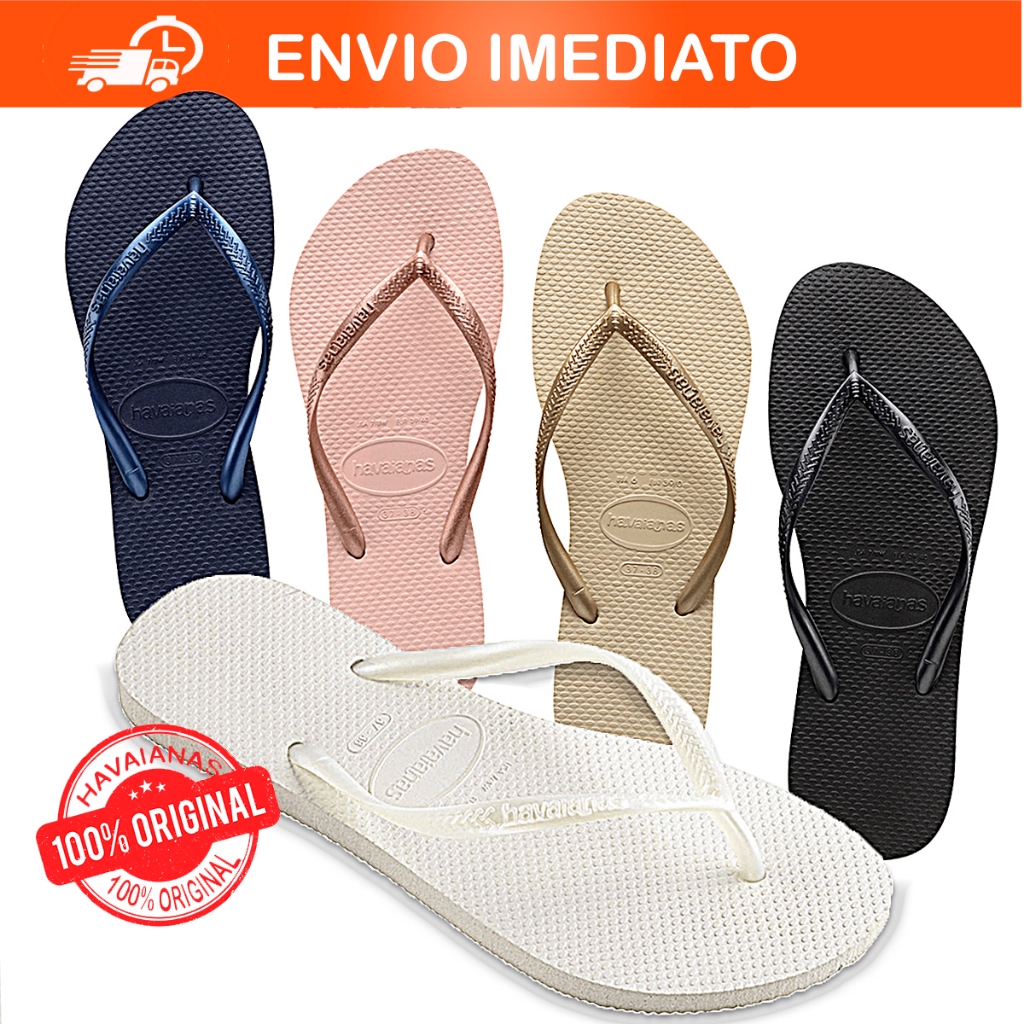 Chinelo Havaianas slim correia fina original chinelo feminino confortável e perfeito para seu dia