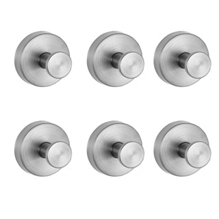 Kit 6 Ganchos De Ventosa Aço Para Chuveiro Removíveis em Oferta na Shopee