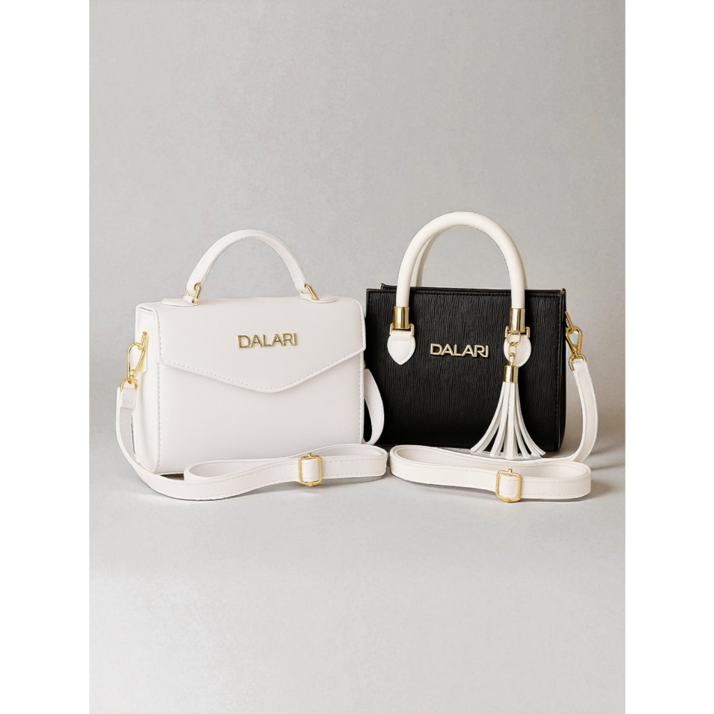 Kit 2 Bolsas Femininas Elegantes Pequenas Casual Chic Alça com Regulagem Primavera/Verão - 1 Bolsa Tote + 1 Minibag em Oferta na Shopee