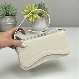 Bolsa De Ombro Feminina Social Baguete Aba Bordada  Envio Imediato em Oferta na Shopee
