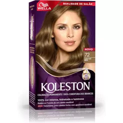 Tinta De Cabelo Koleston Cor 72 Louro Mate Médio