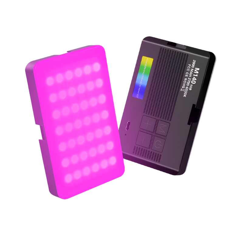 Mini Luz de Led Preenchimento Portátil para Celular Selfie/Vlog/Fotografia RGB bi-Color