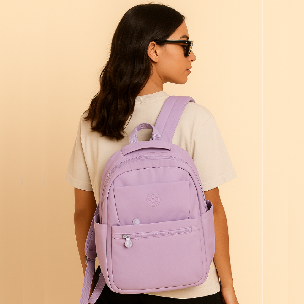 Mochila Escolar Estrela Azuza Confortável Acolchoada Faculdade Viagem