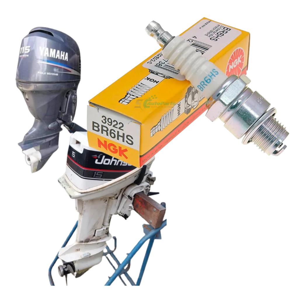 Vela Ngk Nautica Motor Popa 8-15 Hp Yamaha Johnson Original