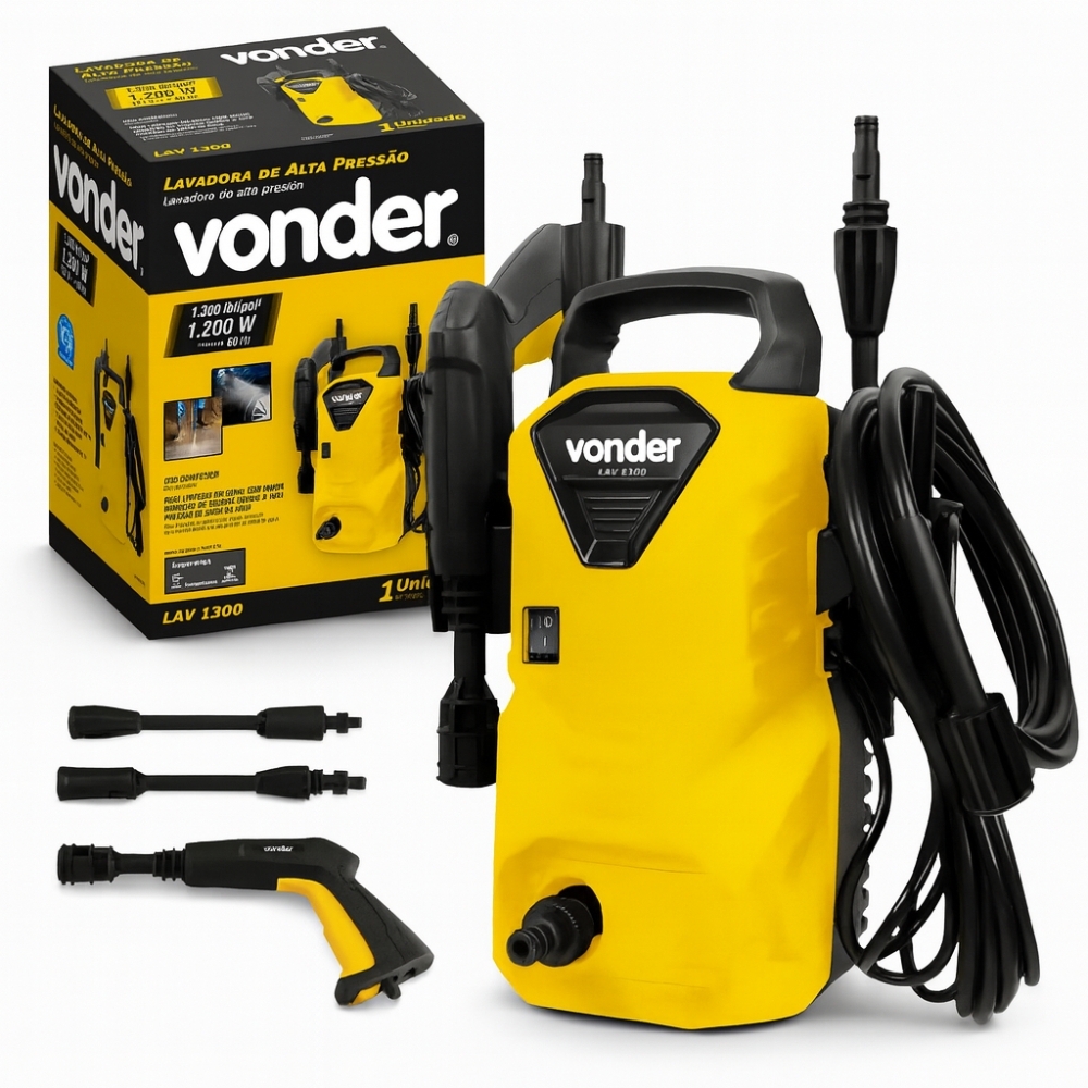 Lavadora De Alta Pressão Vonder Lav1300 em Oferta na Shopee