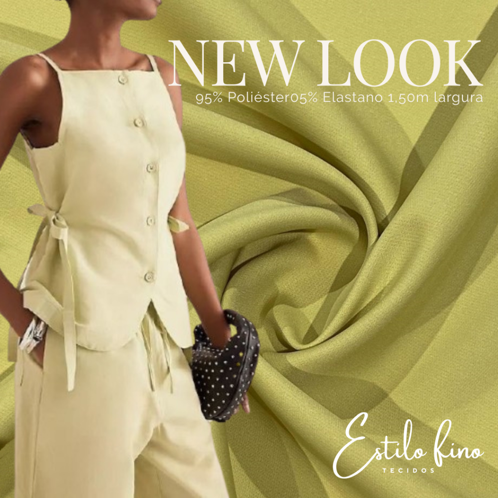 Tecido NEW LOOK ALFAIATARIA 95% Poliéster 05% Elastano 1,50m larg calças blazer vestidos