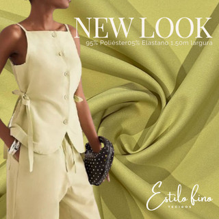 Tecido NEW LOOK ALFAIATARIA 95% Poliéster 05% Elastano 1,50m larg calças blazer vestidos