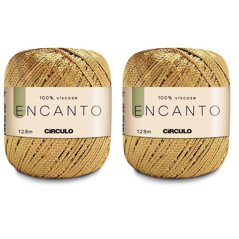 KIT 2 UND/ Linha Encanto 7577 Ouro 128m - Circulo em Oferta na Shopee