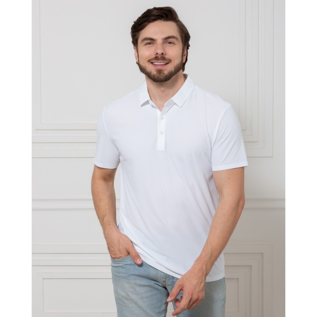 Camisa Polo Masculina Premium Tecido Gelado Lisa Casual e Social em Oferta na Shopee