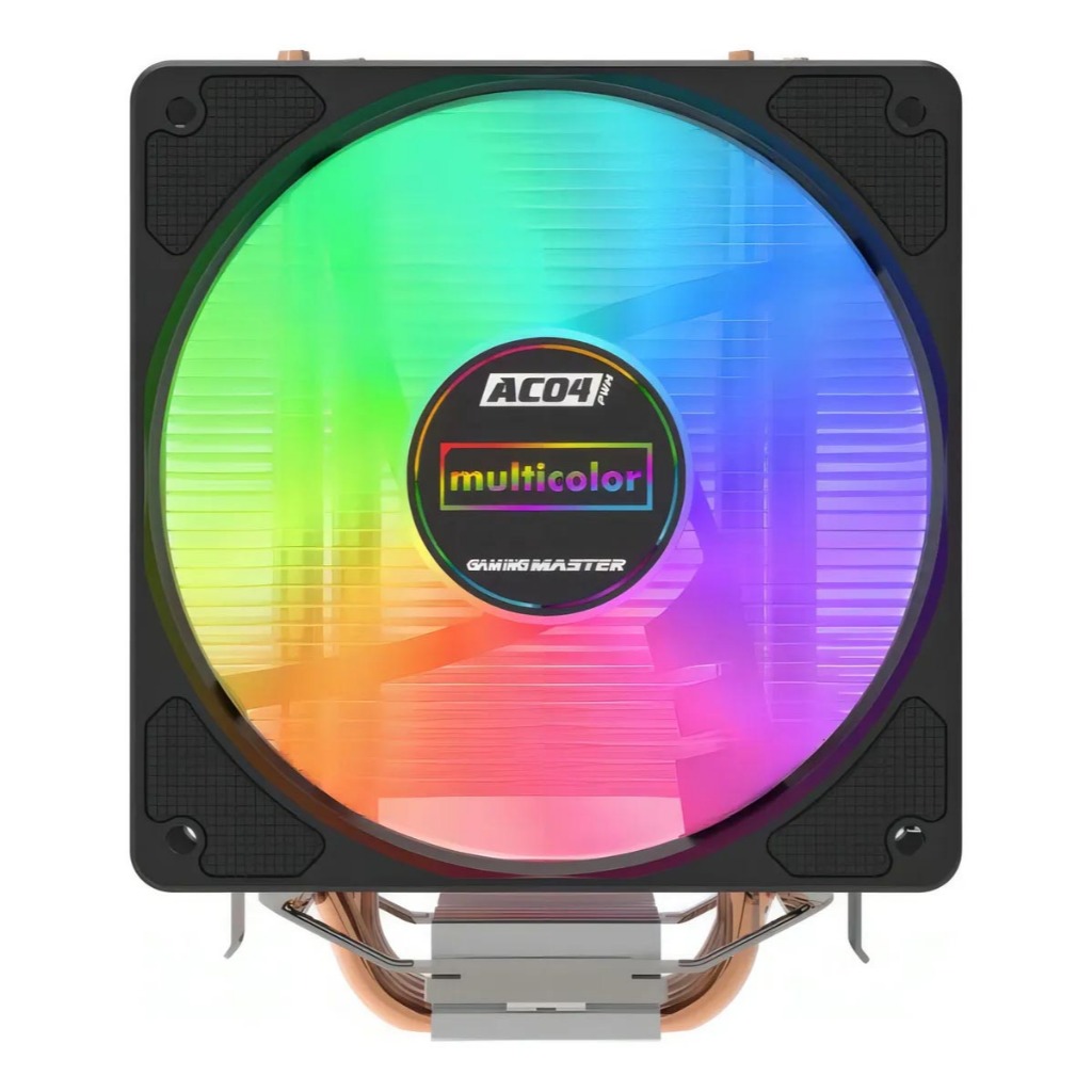 COOLER - GAMER -  P/ PROCESSADOR INTEL / AMD - K-MEX AC04 GAMING MASTER 150W  (115X/1200/1700) C/ LED RGB