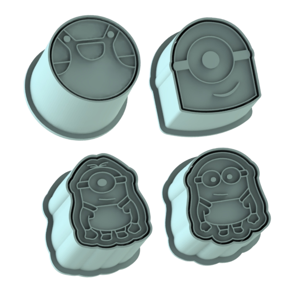 Ejetor e modelador de Docinhos e Doces Minions Minion