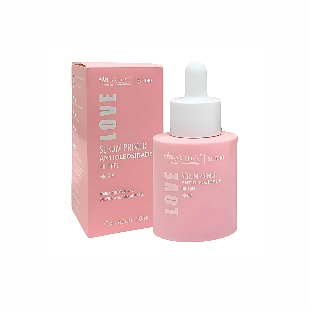 Sérum Primer Antioleosidade Oil-Free Dia 30ml  - Max Love